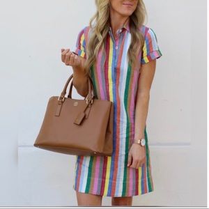 J.Crew Rainbow Striped Dress